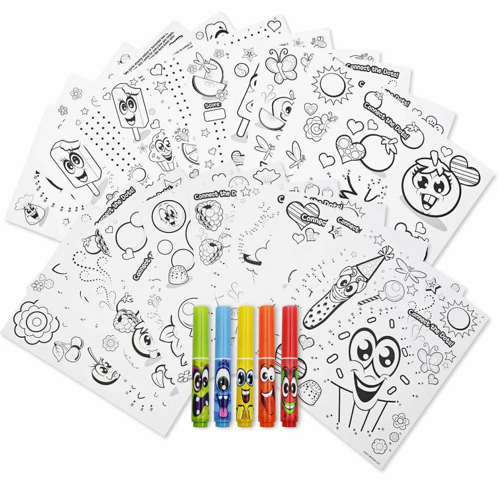 Scentos Travel Colouring Kit - Dot to Dot (PACK OF 12)