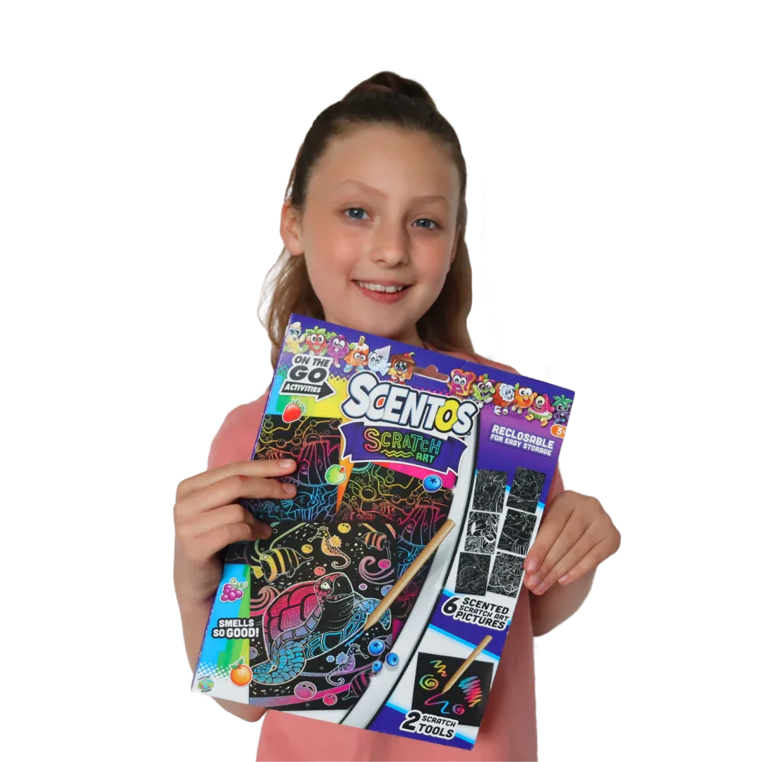Scentos On The Go Scratch Art (PACK OF 12)
