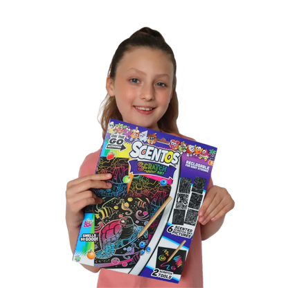 Scentos On The Go Scratch Art (PACK OF 12)