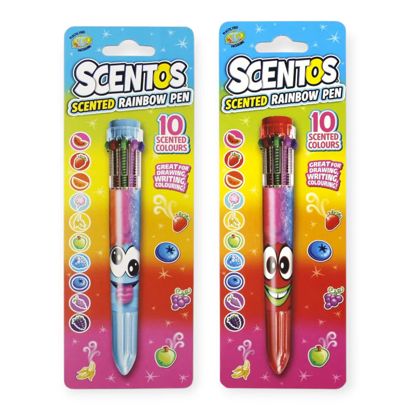 Scentos Scented 10 Colour Rainbow Pen (PACK OF 12)
