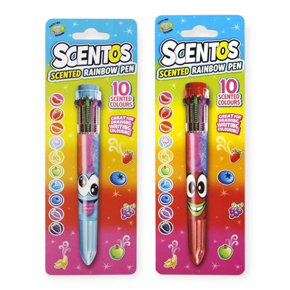 Scentos Scented 10 Colour Rainbow Pen (PACK OF 12)
