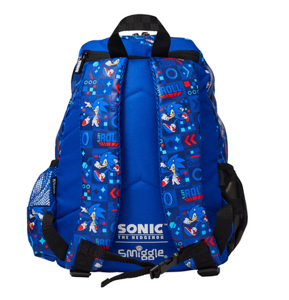 Smiggle Sonic The Hedgehog Junior Hoodie Backpack