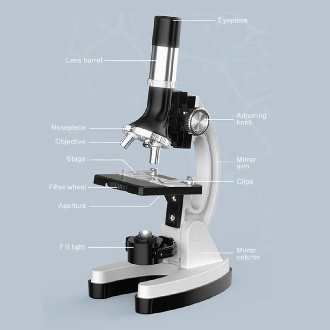 28-pcs Educational Microscope STEM Kit