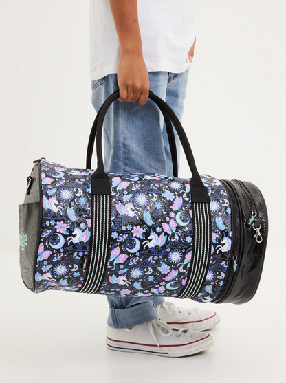 Smiggle 2-in-1 Duffel Barrel Bag - BLACK