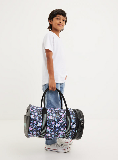 Smiggle 2-in-1 Duffel Barrel Bag - BLACK