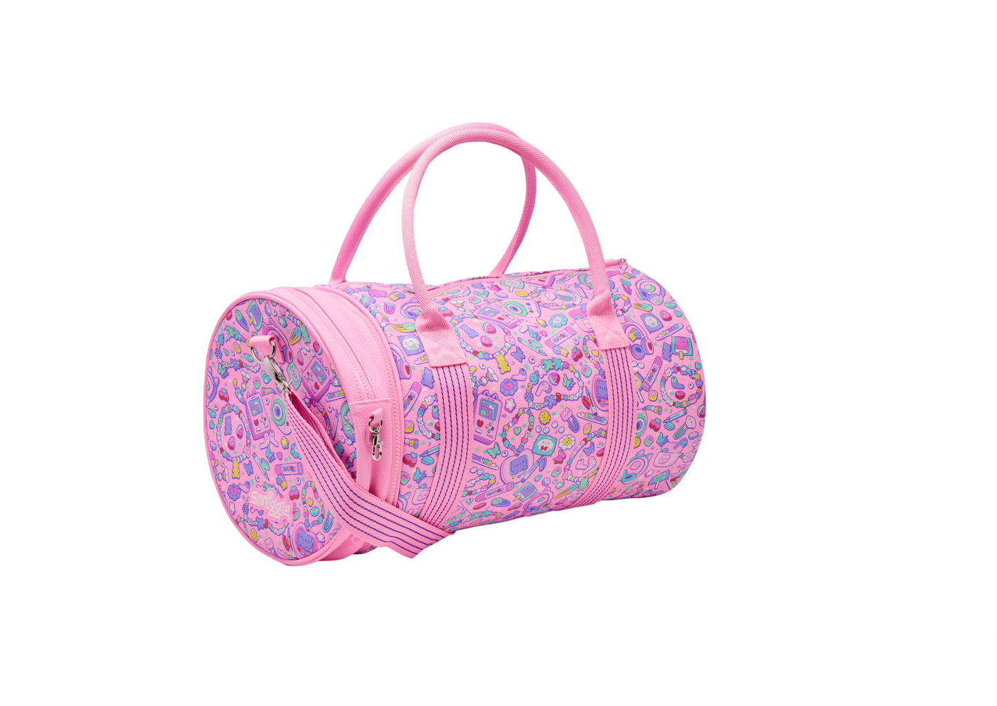 Smiggle 2-in-1 Duffel Barrel Bag - PINK