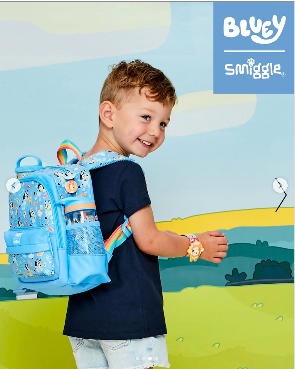 Smiggle Teeny Tiny Kids Backpack - BLUEY