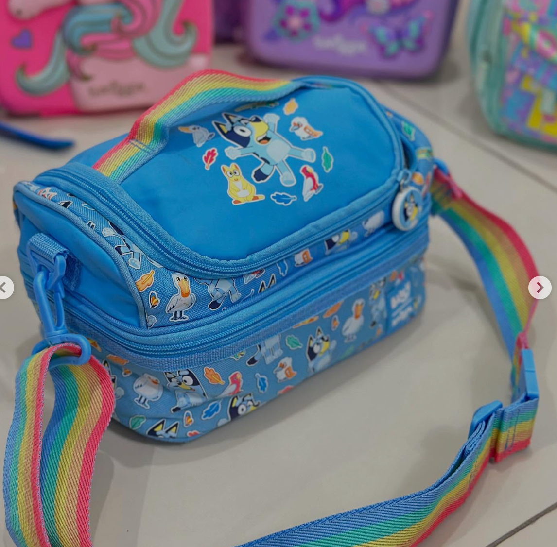 Smiggle Premium kids double-decker lunch bag  - Bluey