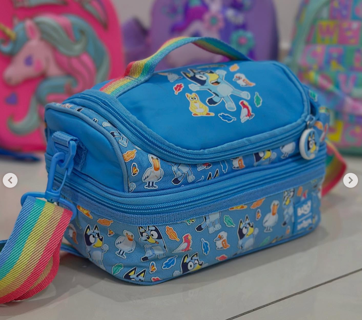 Smiggle Premium kids double-decker lunch bag  - Bluey