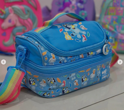 Smiggle Premium kids double-decker lunch bag  - Bluey