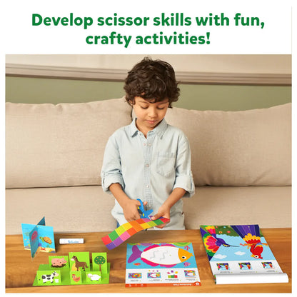 SKILLMATICS Snip Snip - Amazing Animals | Art & Craft Activity Kit (ages 3-7)