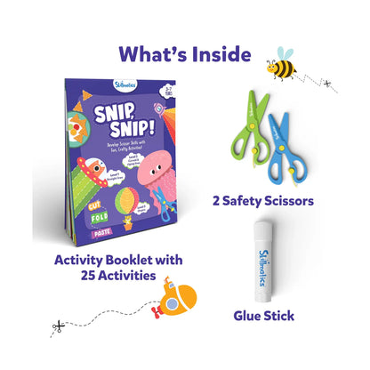 skillmatics Snip Snip | Art & Craft Activity Kit (ages 3-7)