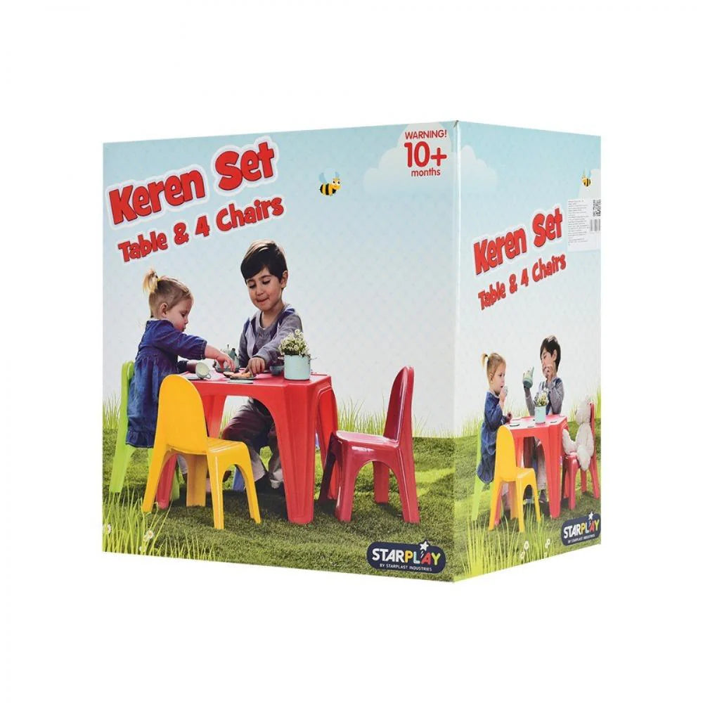 Kids 4 Keren Chairs + 1 Keren Table