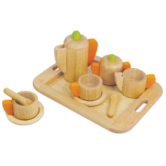 Wooden Tea Set