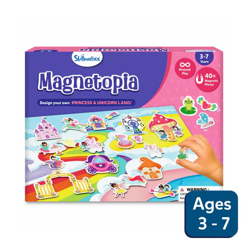 SKILLMATICS Magnetopia - Princess & Unicorn Land! | Interactive Pretend Play Set (ages 3-7)