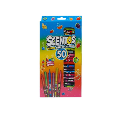 SCENTOS 50 FIBRE TIP PENS (PACK ODF 6)