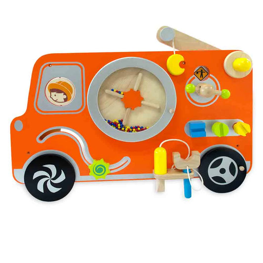 Wooden     Wall Play Board - Work truck