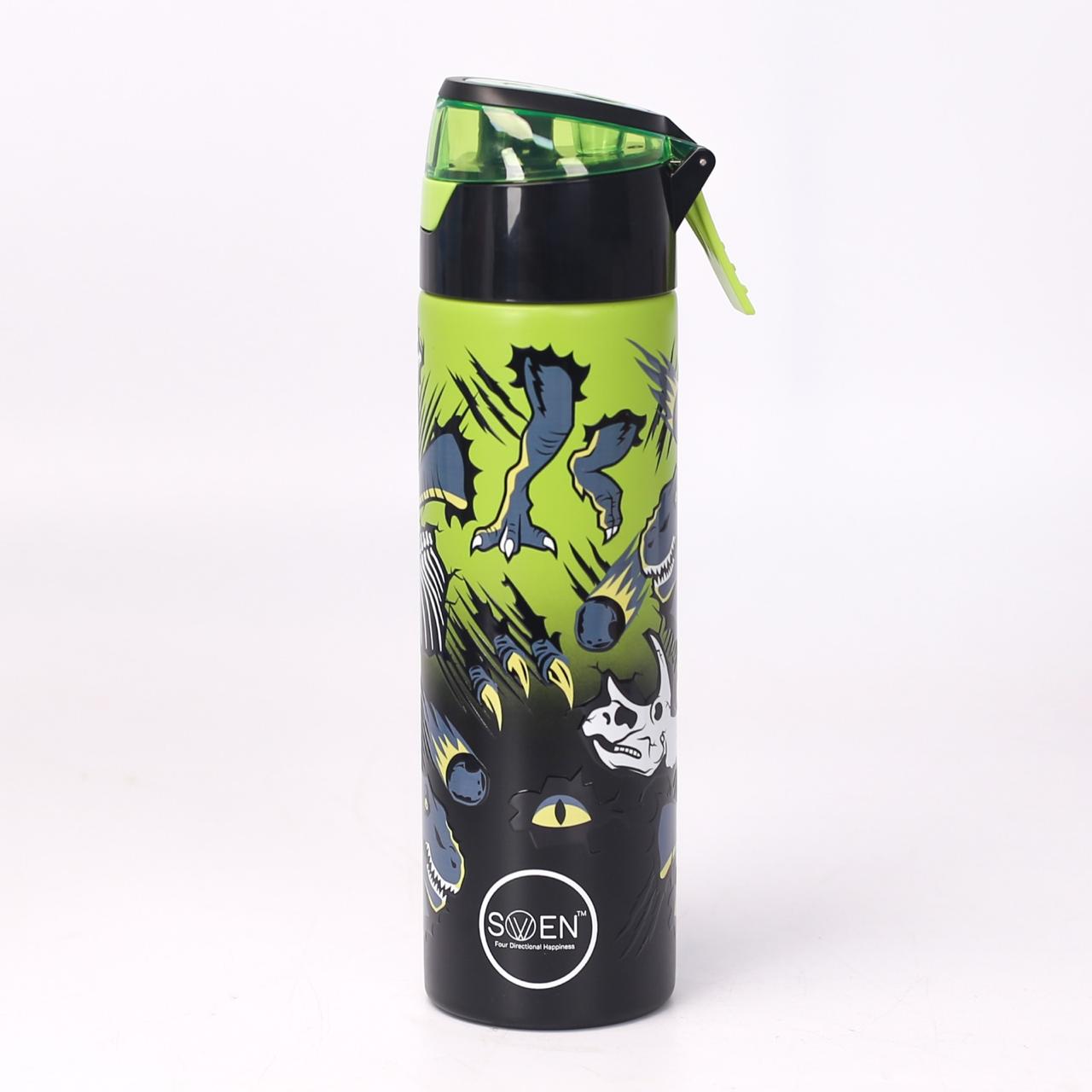 Insulated Stainless Steel Mist / Spray Bottle for kids , 600 ML , DINOSAUR
