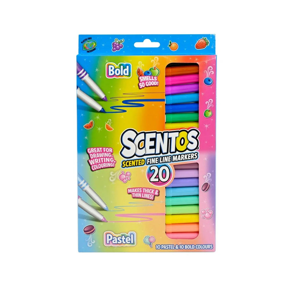 Scentos Fine Line Markers (PACK OF 10)