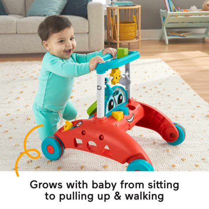 Fisher-Price 2-Sided Steady Speed Baby Walker – Sit-to-Stand Learning Walker with Lights & Sounds (6–36 Months)