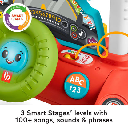 Fisher-Price 2-Sided Steady Speed Baby Walker – Sit-to-Stand Learning Walker with Lights & Sounds (6–36 Months)