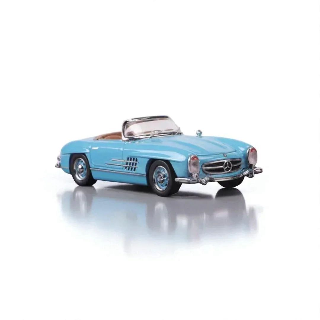1:64 1960 Mercedes-Benz 300SL Roadster Blue diecast scale model