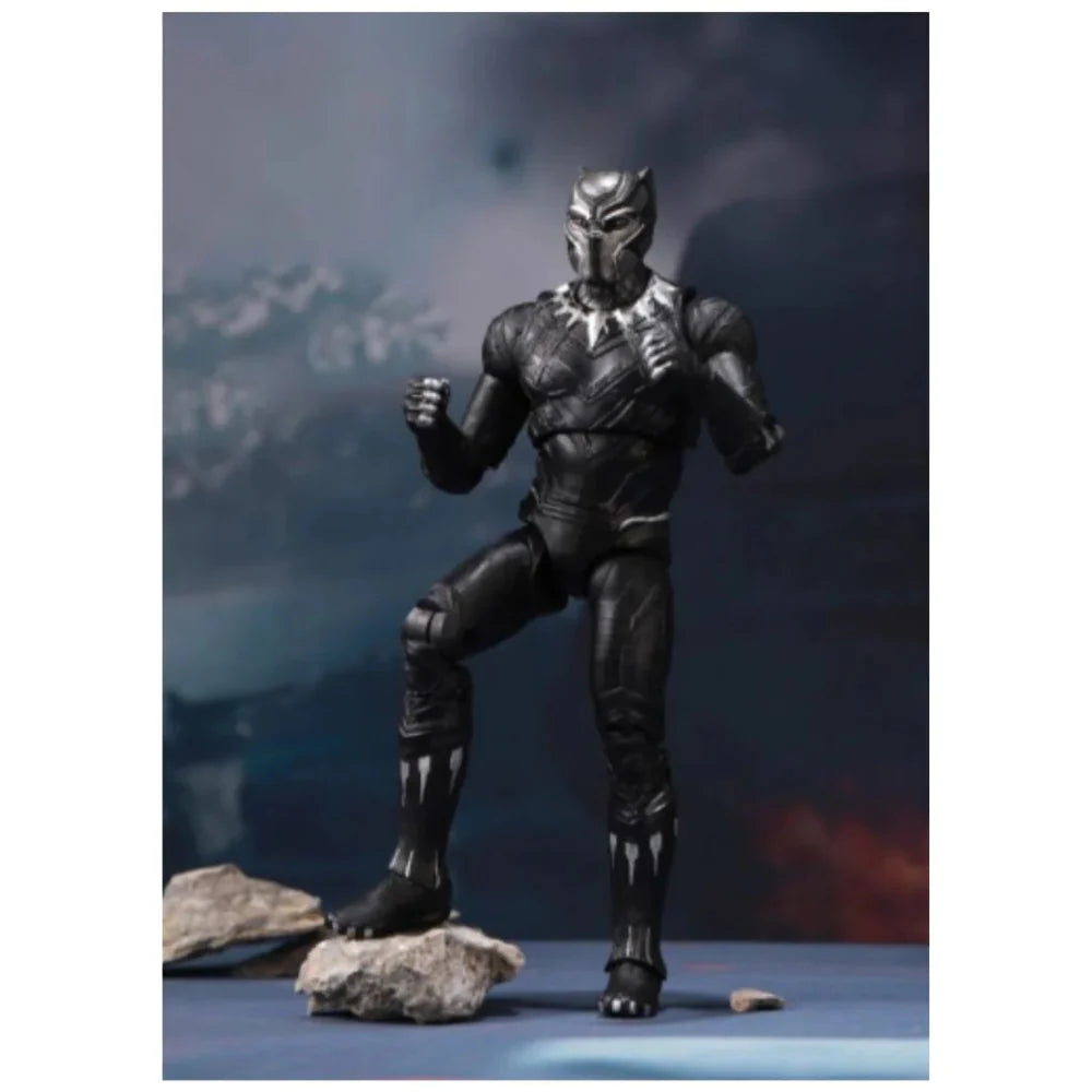 ZD Toys Marvel Series Black Panther With Holder