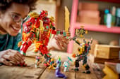 LEGO NINJAGO 71868 Wyldfyre’s Transforming Dragon Mech – 2-in-1 Ninja Dragon & Mech Building Set, 821 Pieces