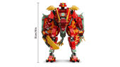 LEGO NINJAGO 71868 Wyldfyre’s Transforming Dragon Mech – 2-in-1 Ninja Dragon & Mech Building Set, 821 Pieces