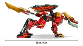 LEGO NINJAGO 71868 Wyldfyre’s Transforming Dragon Mech – 2-in-1 Ninja Dragon & Mech Building Set, 821 Pieces