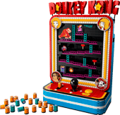 LEGO Super Mario 72051 Donkey Kong Arcade | 1,367 Pieces | Retro Gaming Display Set for Adults