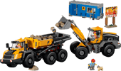 LEGO City Dump Truck & Front End Loader 60494 – 1,132 Pieces Construction Vehicle Set