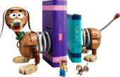 LEGO Disney Pixar Toy Story 43301 Slinky Dog Bookends | 1,311 Pieces | Adult Display & Home Decor Set