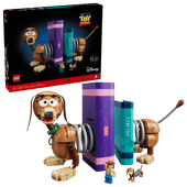 LEGO Disney Pixar Toy Story 43301 Slinky Dog Bookends | 1,311 Pieces | Adult Display & Home Decor Set