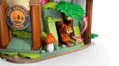 LEGO Friends 42705 Cozy Fall Forest Cabin – Forest Adventure Dollhouse Building Set,