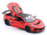 Maisto Chevrolet Corvette ZR1 Coupe Red 1:24 Diecast Model Car with Acrylic Case