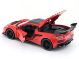 Maisto Chevrolet Corvette ZR1 Coupe Red 1:24 Diecast Model Car with Acrylic Case