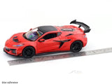 Maisto Chevrolet Corvette ZR1 Coupe Red 1:24 Diecast Model Car with Acrylic Case