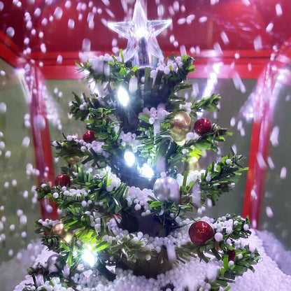 6 ft Snowing Christmas Lamp Post with 25 Carols, LED Lights & Festive Wreath