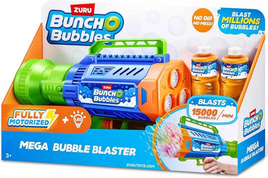 ZURU Bunch O Bubbles Motorized Mega Bubble Blaster – Rechargeable Bubble Gun with LED Lights