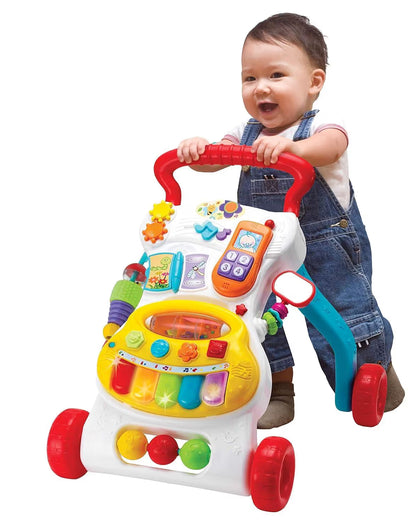 Winfun Grow-with-Me Musical Walker- Multicolour
