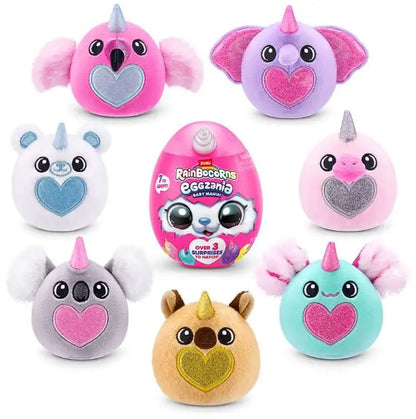 Rainbocorns Eggzania Baby Mania Exclusive Mystery Egg Plush 6-Pack – 25+ Surprises to Hatch