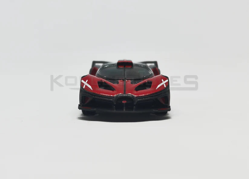 Bburago 1:64 Bugatti Bolide red and Black