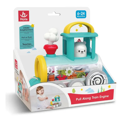 Hola Pull Along Train Engine