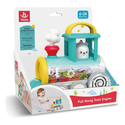 Hola Pull Along Train Engine