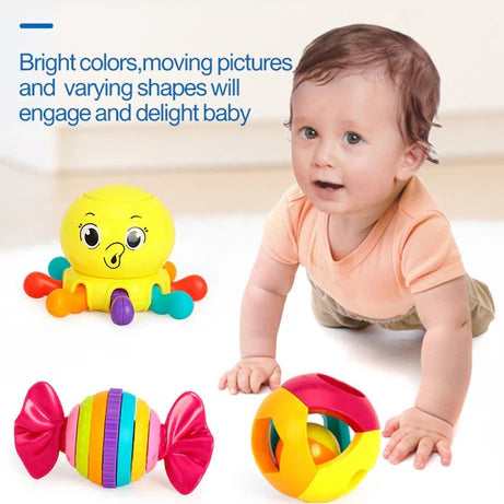 Hola Toys 6-Piece Baby Rattle Set