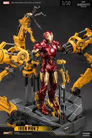 Iron Man Mk4 and Suit-Up Gantry Action Figure by ZD Toys