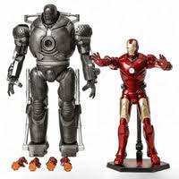 Marvel Studio ZD Toys Iron Man The Final Battle MK & Iron Monger Set Figure 7 Inch 10th Anniversary