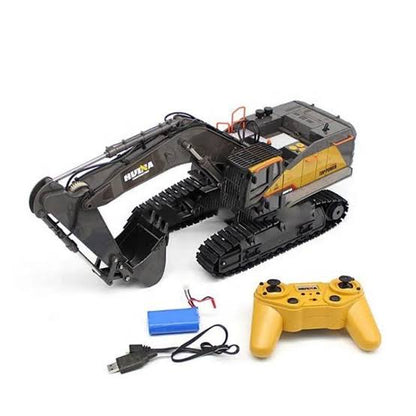 HuiNa Toys 1592 1:14 Scale Remote Control Excavator with 22 Functions and 680° Cab Rotation