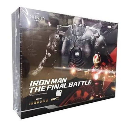 Marvel Studio ZD Toys Iron Man The Final Battle MK & Iron Monger Set Figure 7 Inch 10th Anniversary